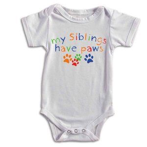 My Siblings Have Paws Onesie